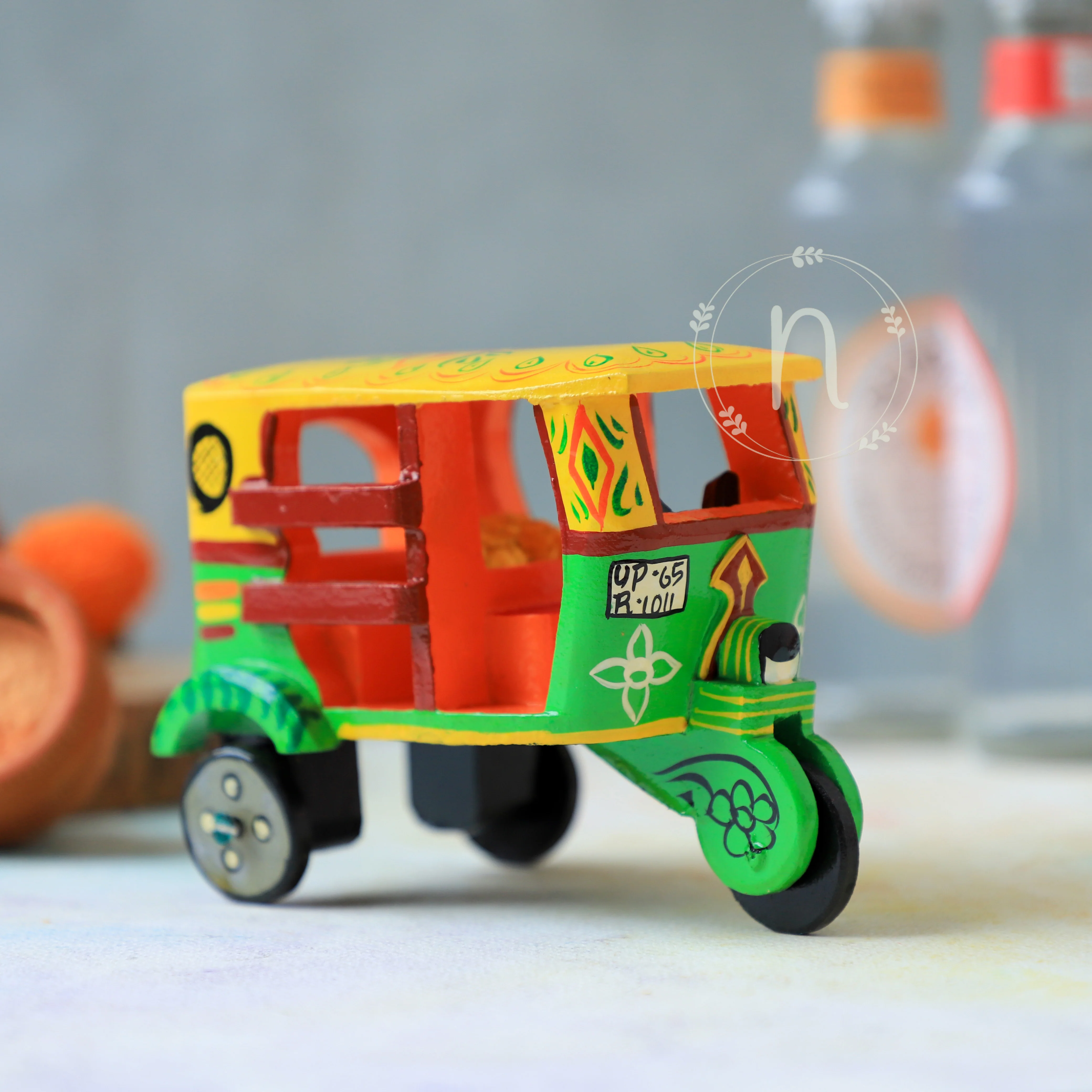 Wooden Auto Rickshaw - Image 2