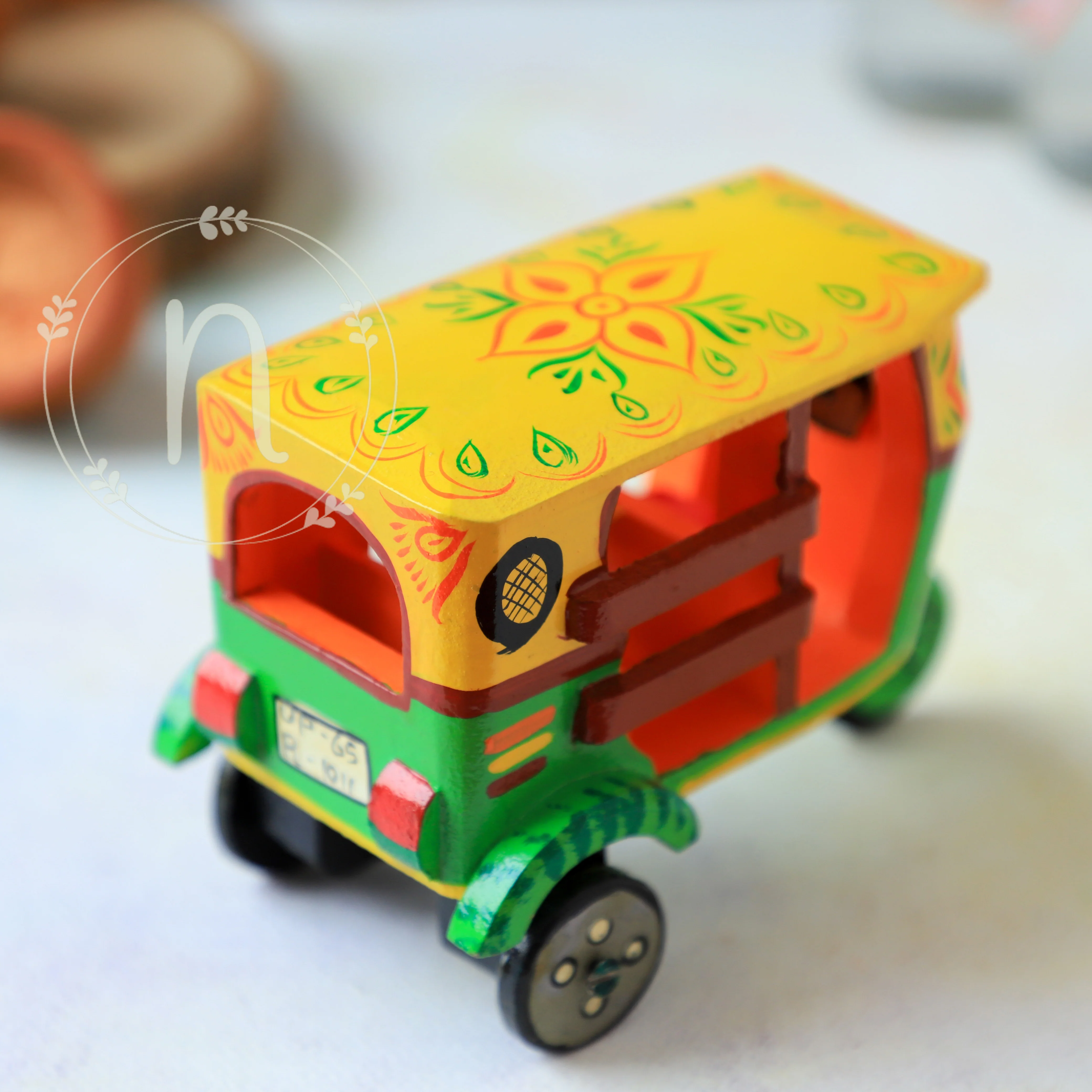 Wooden Auto Rickshaw - Image 3