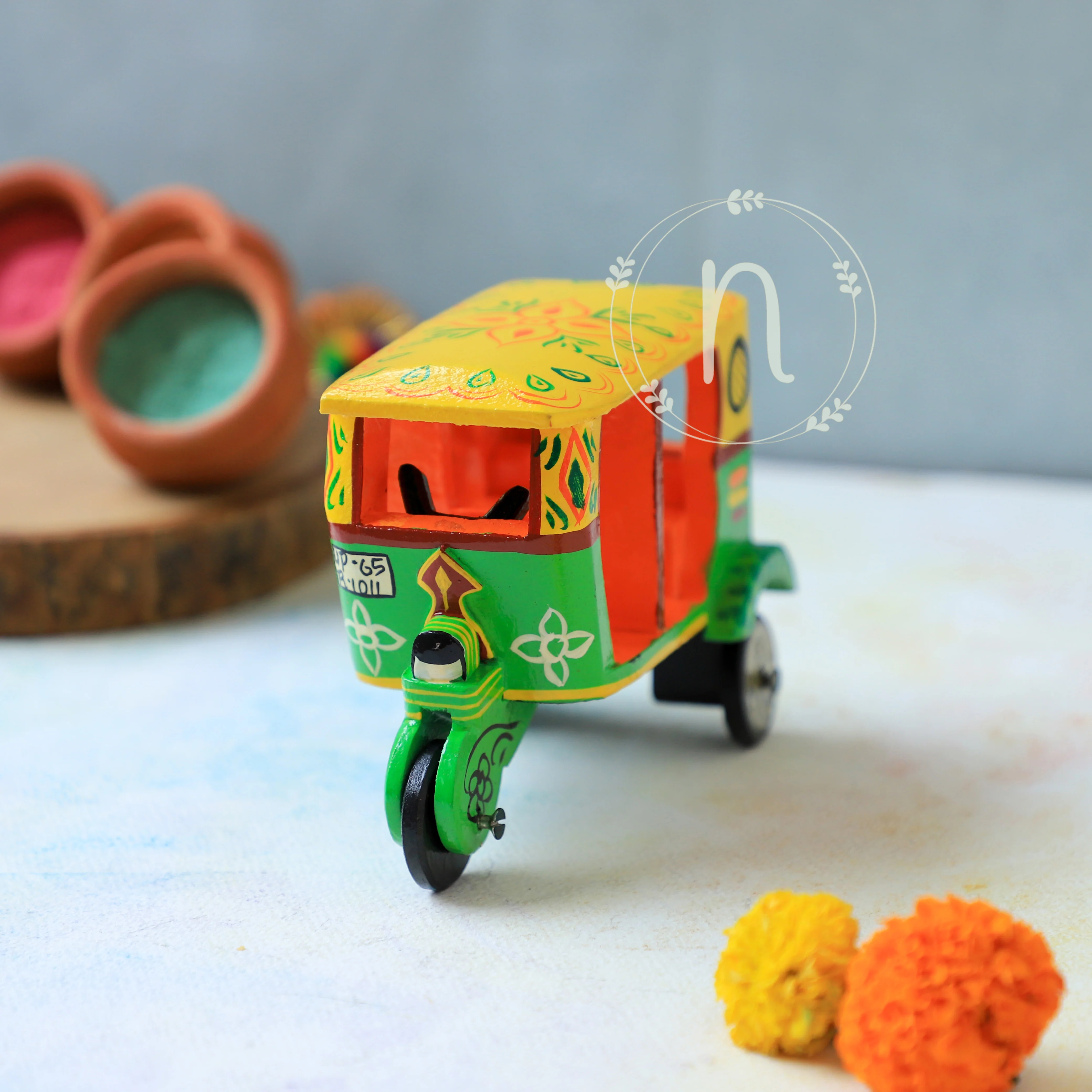 Wooden Auto Rickshaw - Image 4