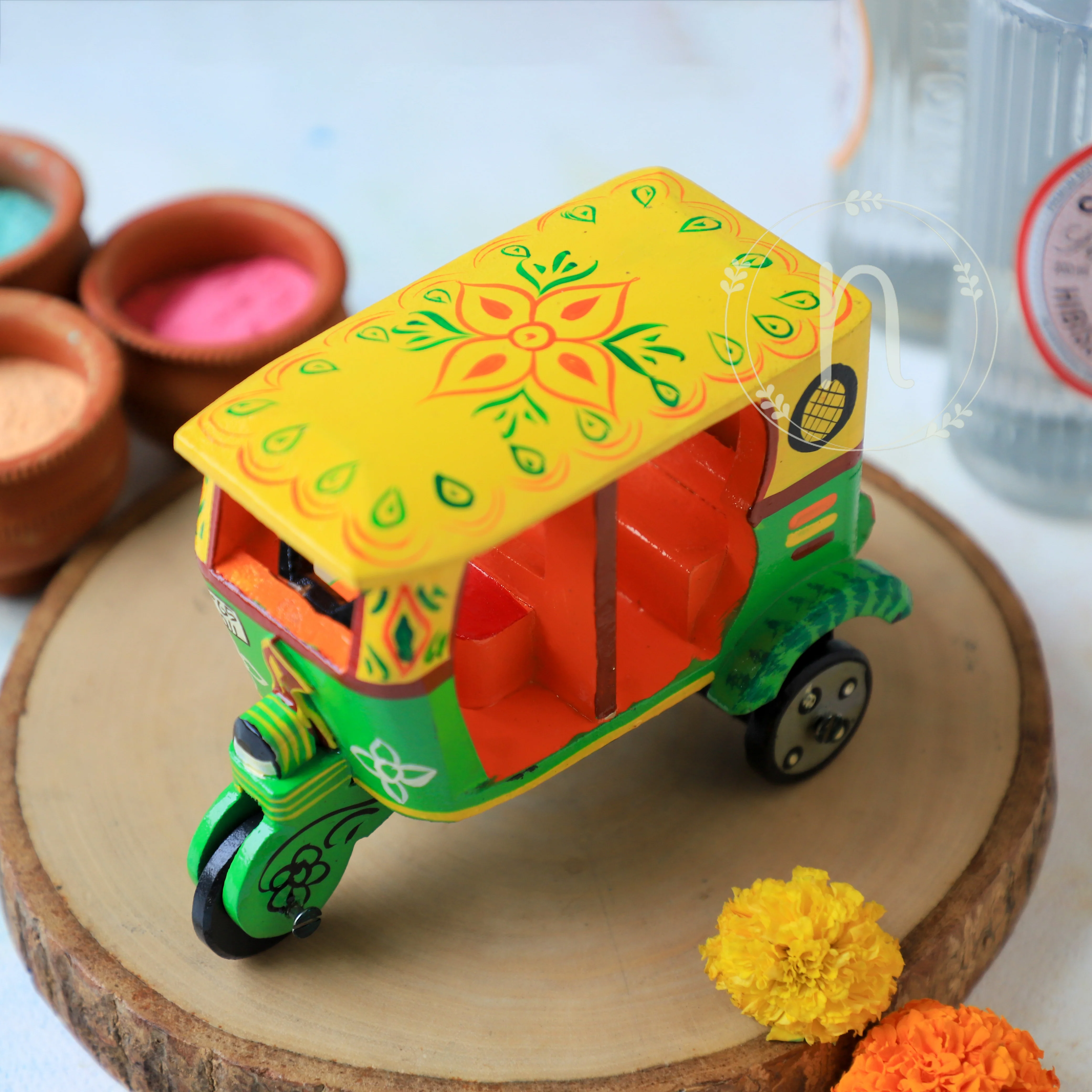 Wooden Auto Rickshaw - Image 9
