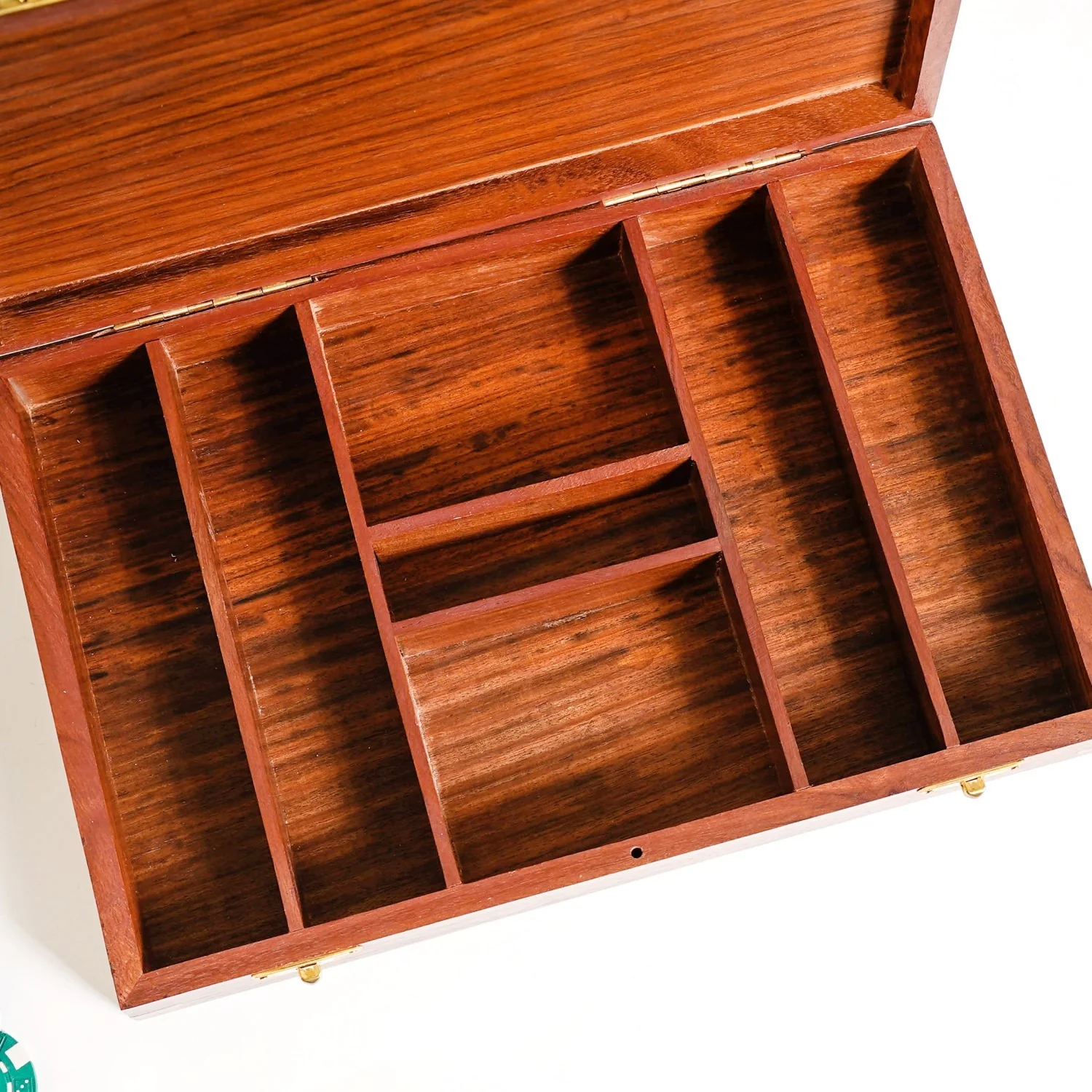 Wooden Box Poker Game Night Essentials Set - Image 10