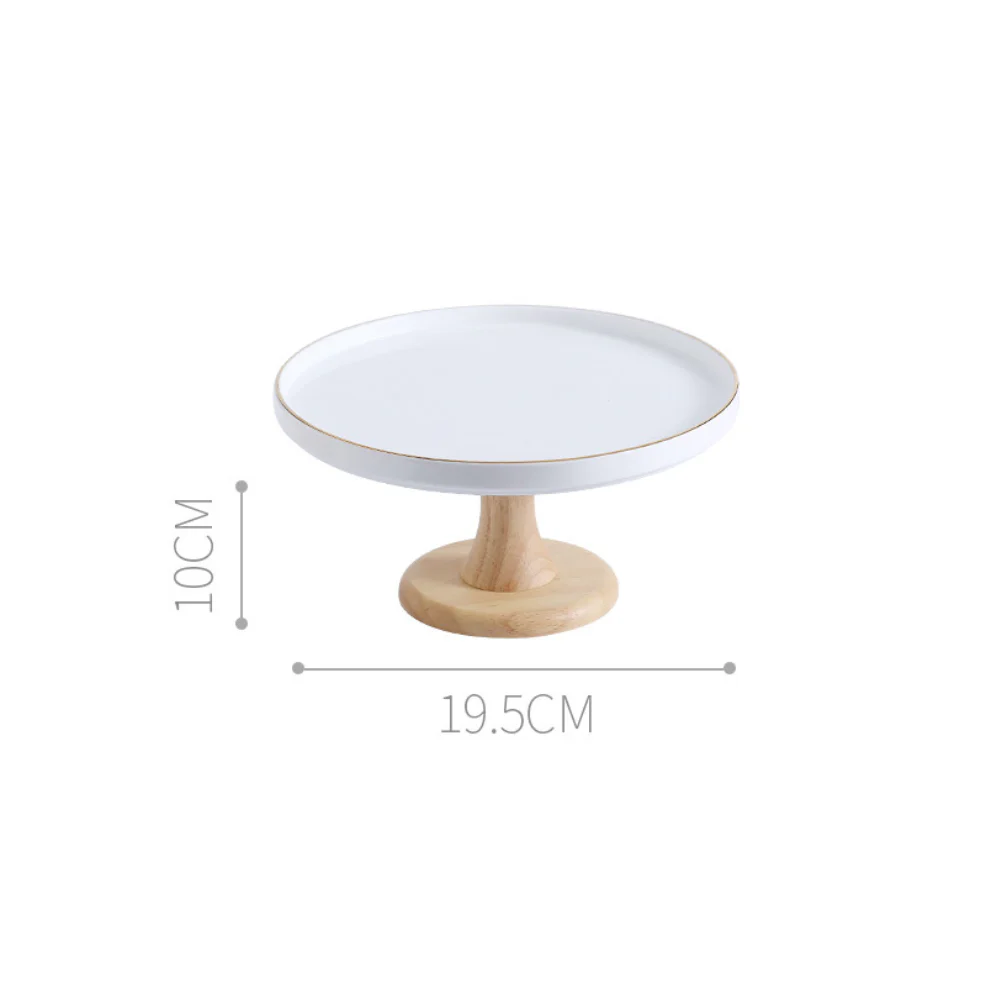 Wooden Cake Stand With Dome 8 inch - Image 12