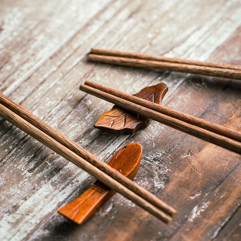 Wooden Chopsticks Set of 4 - Image 5