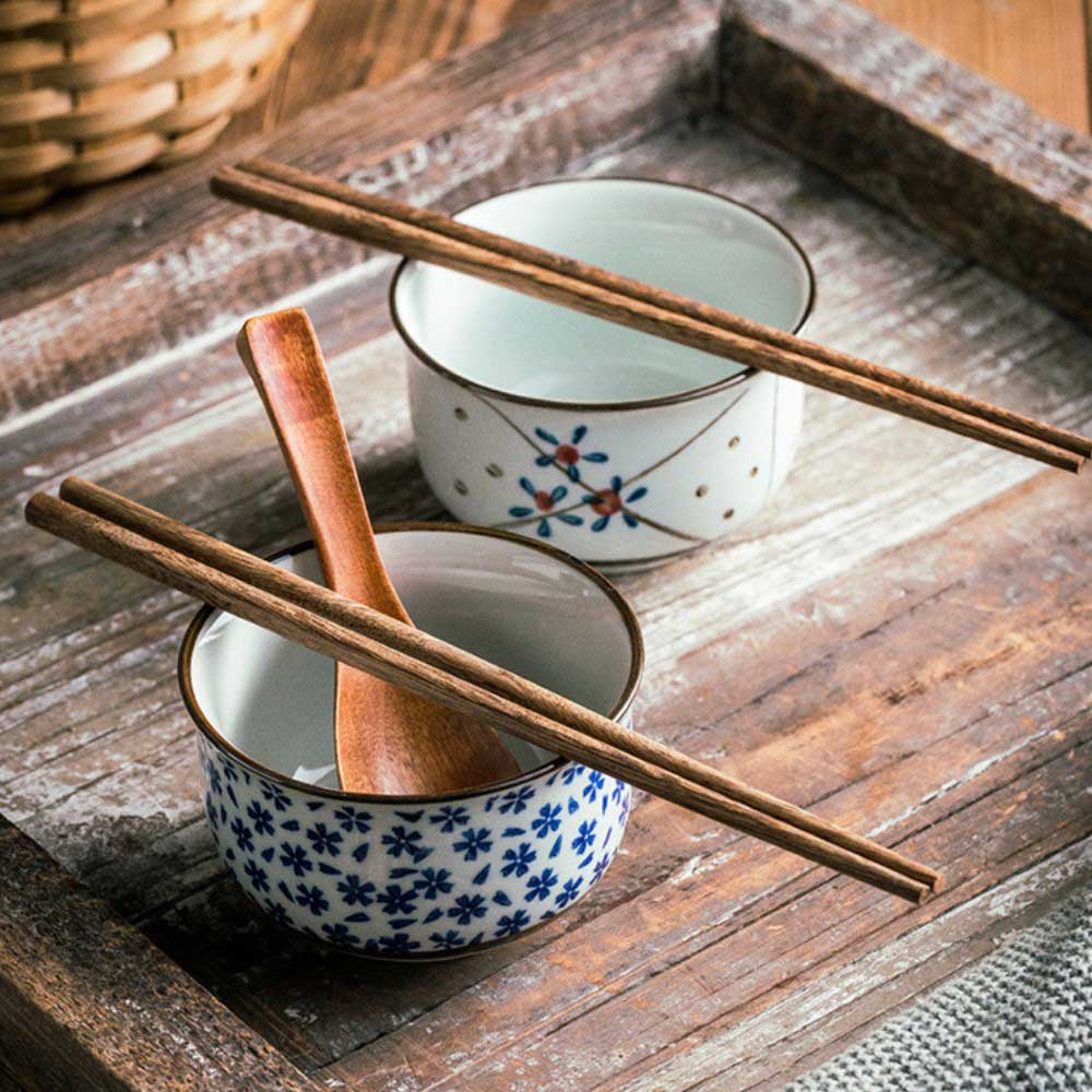 Wooden Chopsticks Set of 4 - Image 6