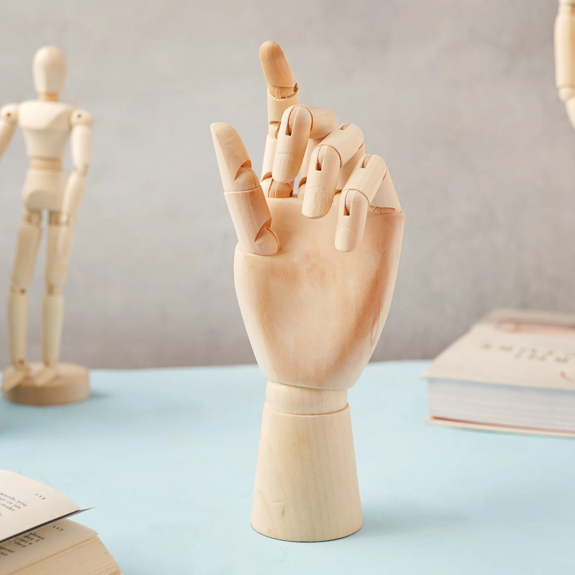Wooden Decor Hand - Image 2