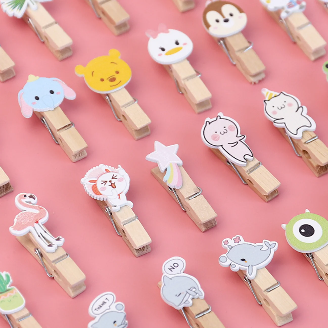 Wooden Hanging Clips - Set of 10 - Image 3