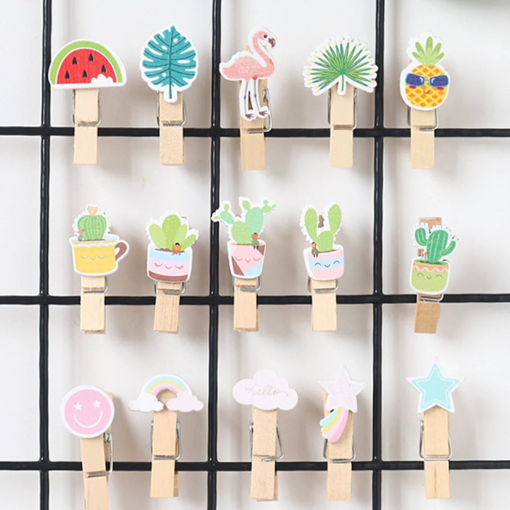Wooden Hanging Clips - Set of 10 - Image 9