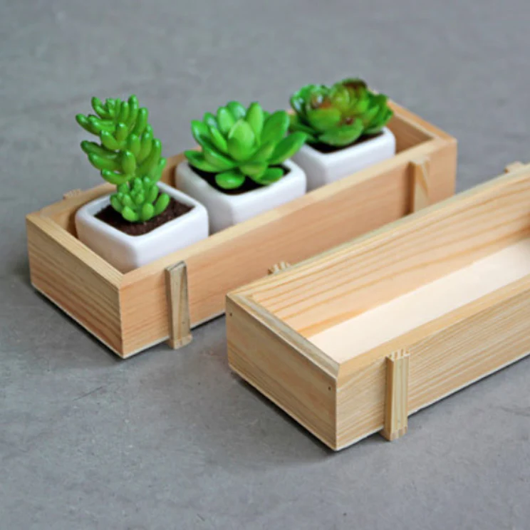 Wooden Plant Holder - Set of 2 - Image 5