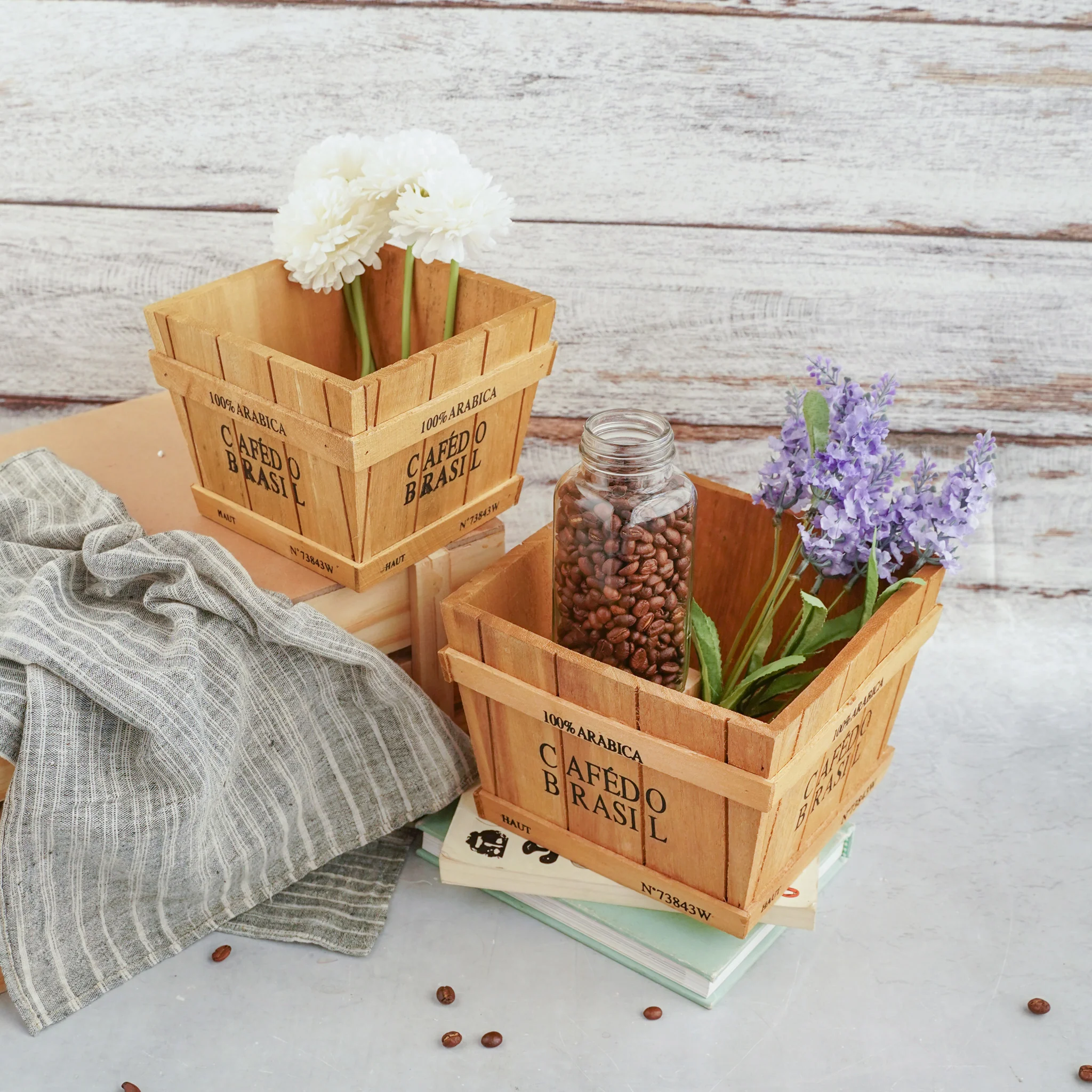 Wooden Planter Box - Set of 2 - Image 2