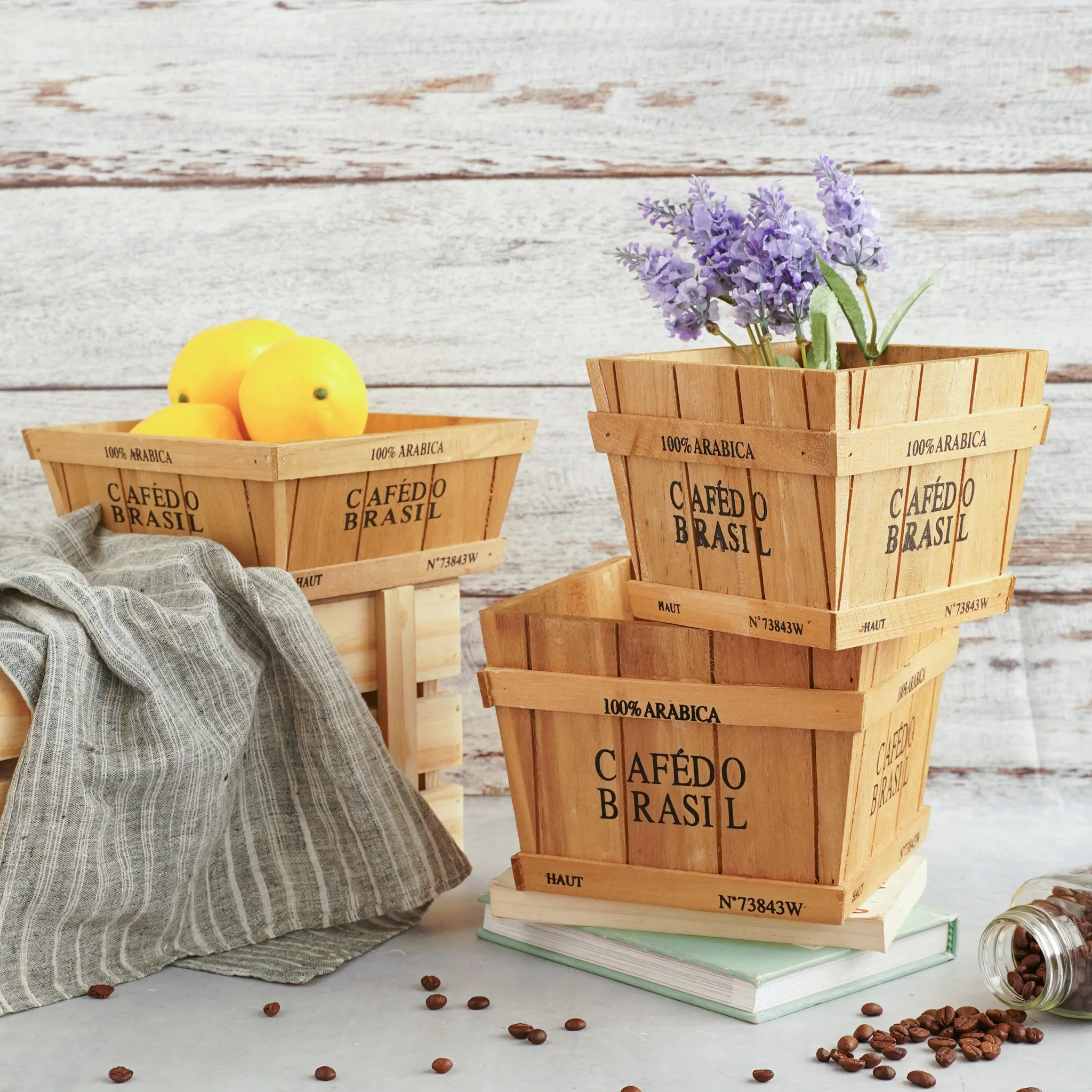 Wooden Planter Box - Set of 2 - Image 6
