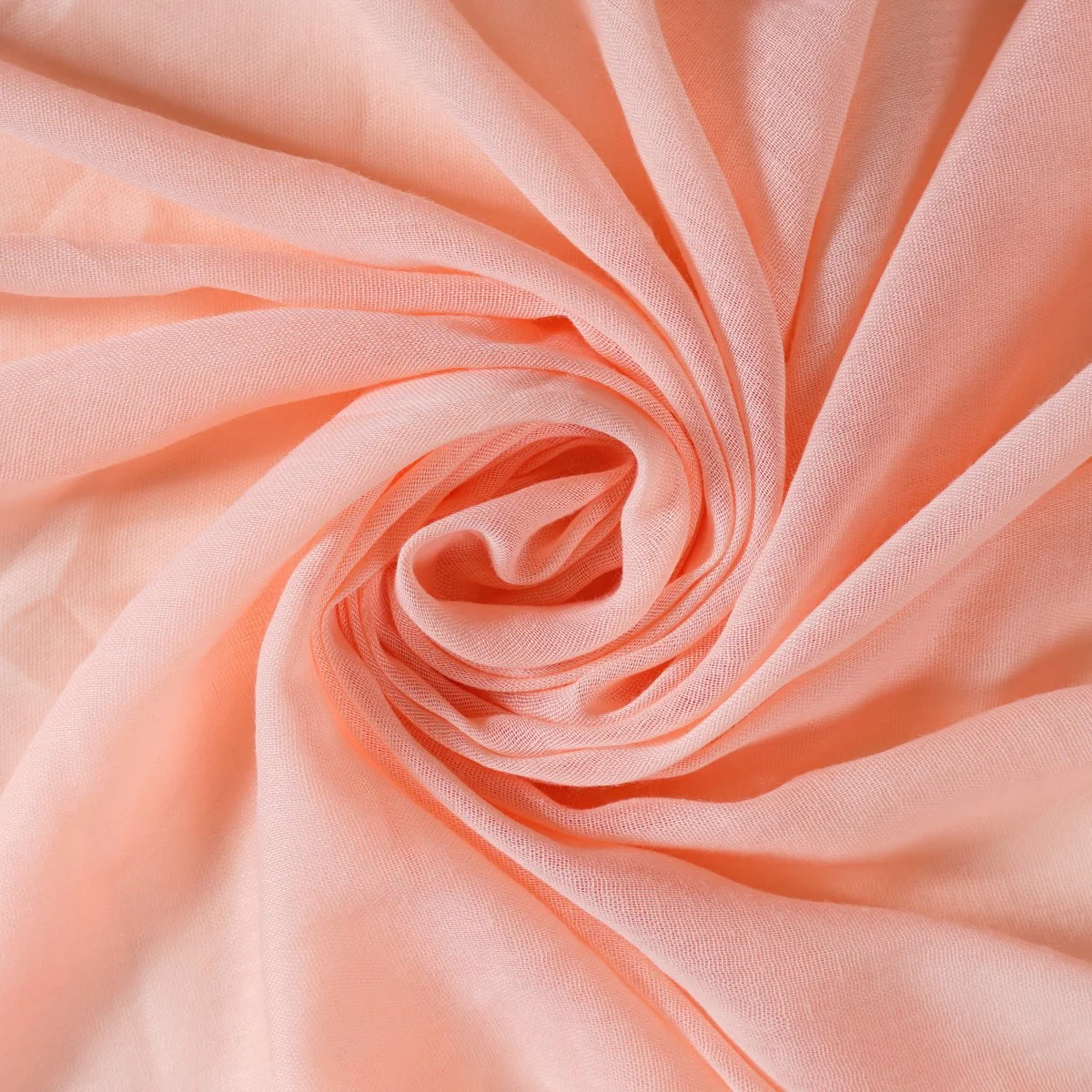 Woollen Blend Scarf Baby Pink Peach - Image 3
