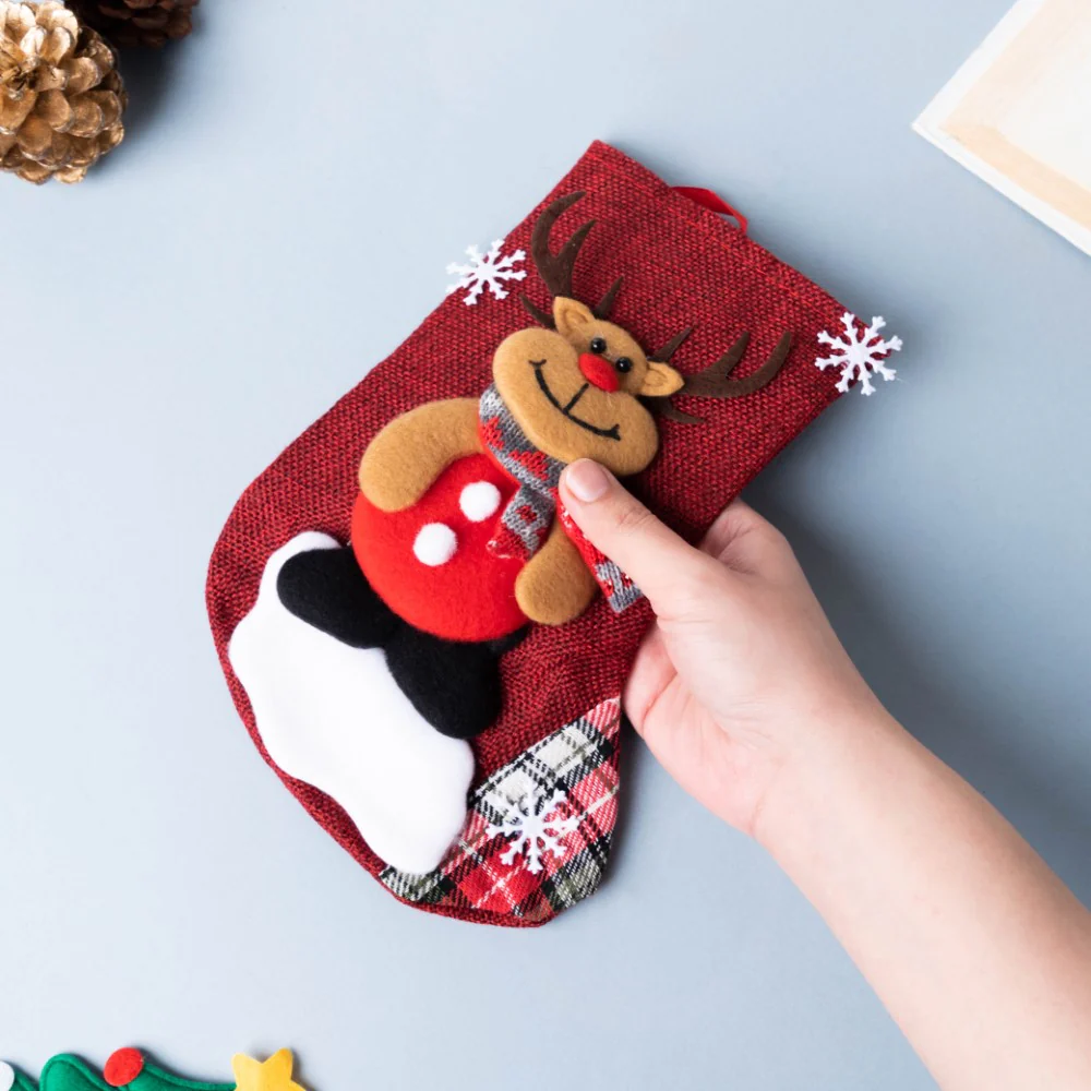 Woven Gift Stocking 9 Inch - Image 2