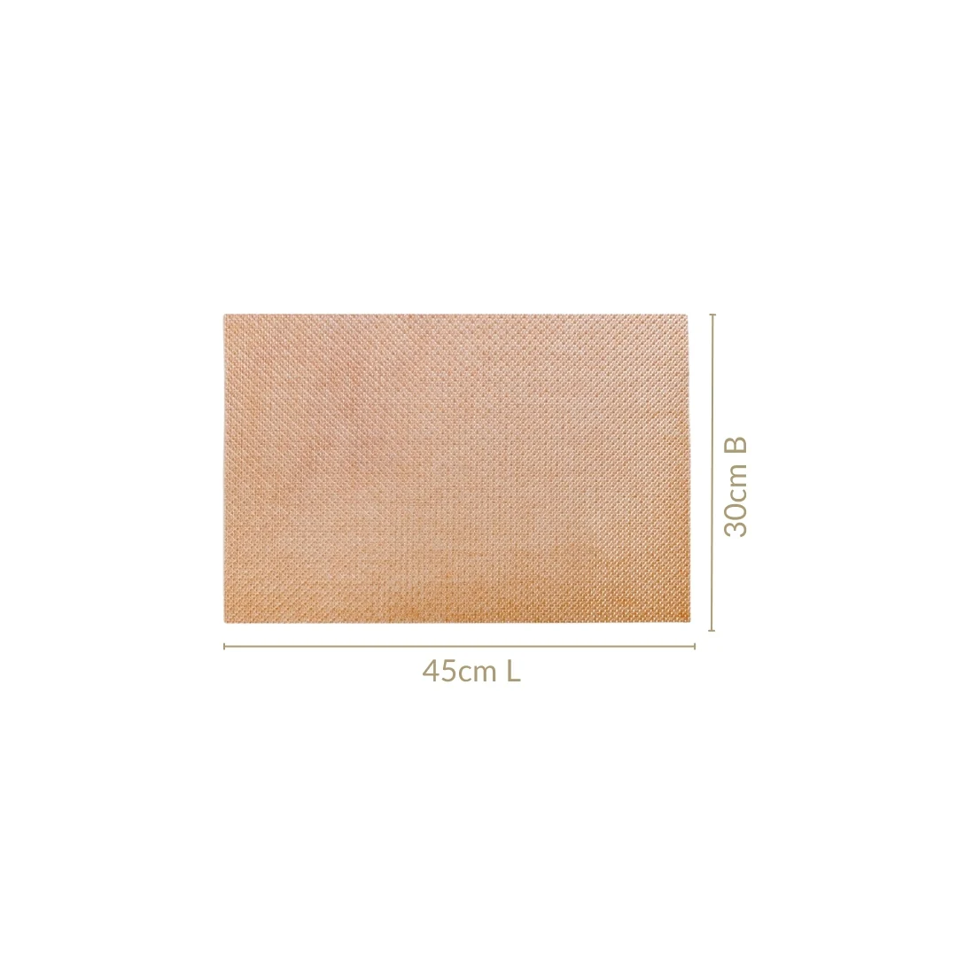 Woven Peach Placemat Set Of 6 - Image 4
