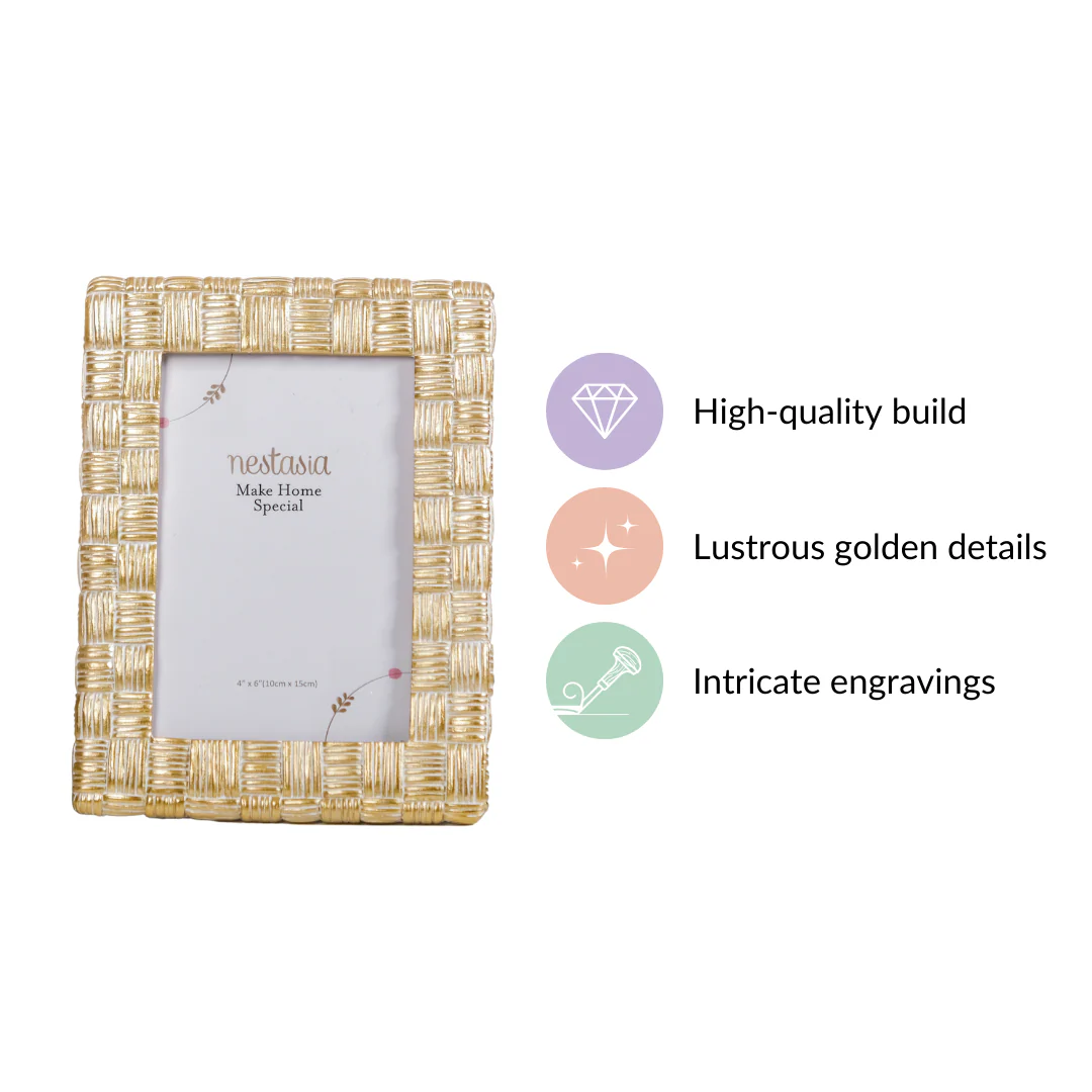 Luxe Resin Photo Frame Small 7.5"x6" - Image 5