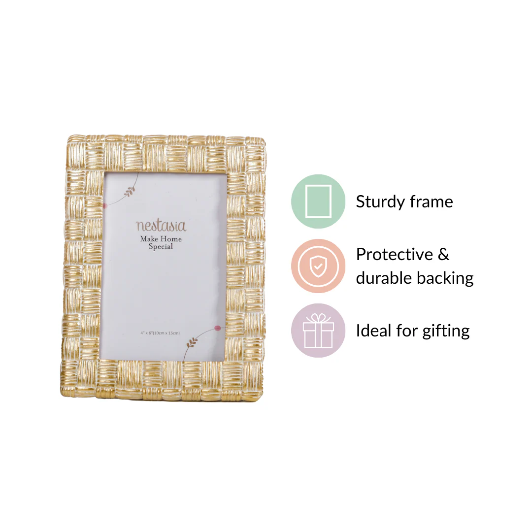 Luxe Resin Photo Frame Small 7.5"x6" - Image 6