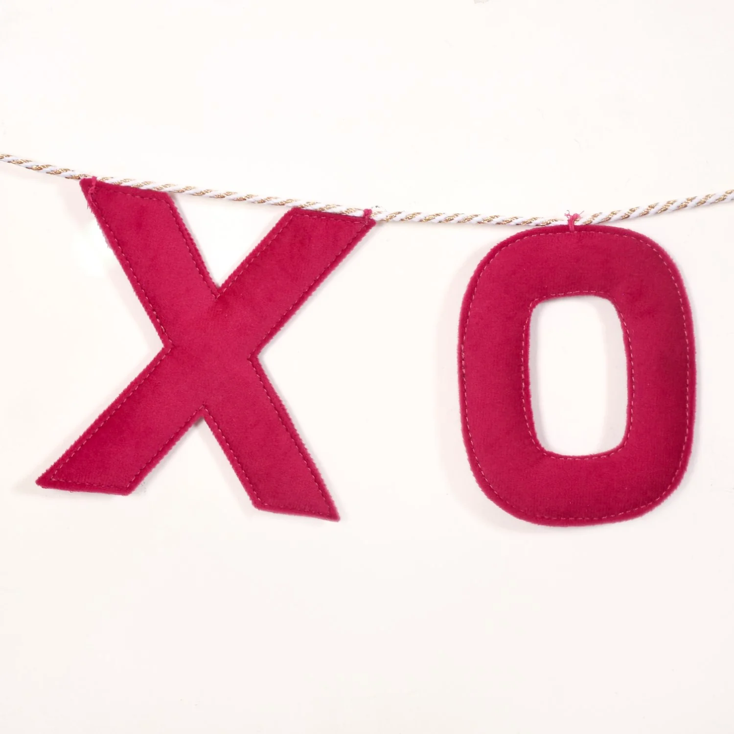 XOXO Ombre Bunting For Wall Decoration Multicolour 78 Inch - Image 6