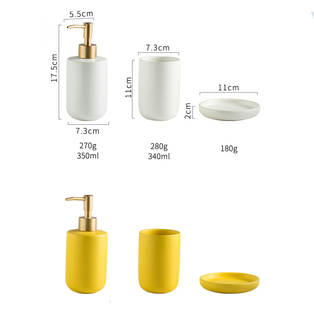 Yellow Bath Set - Image 7