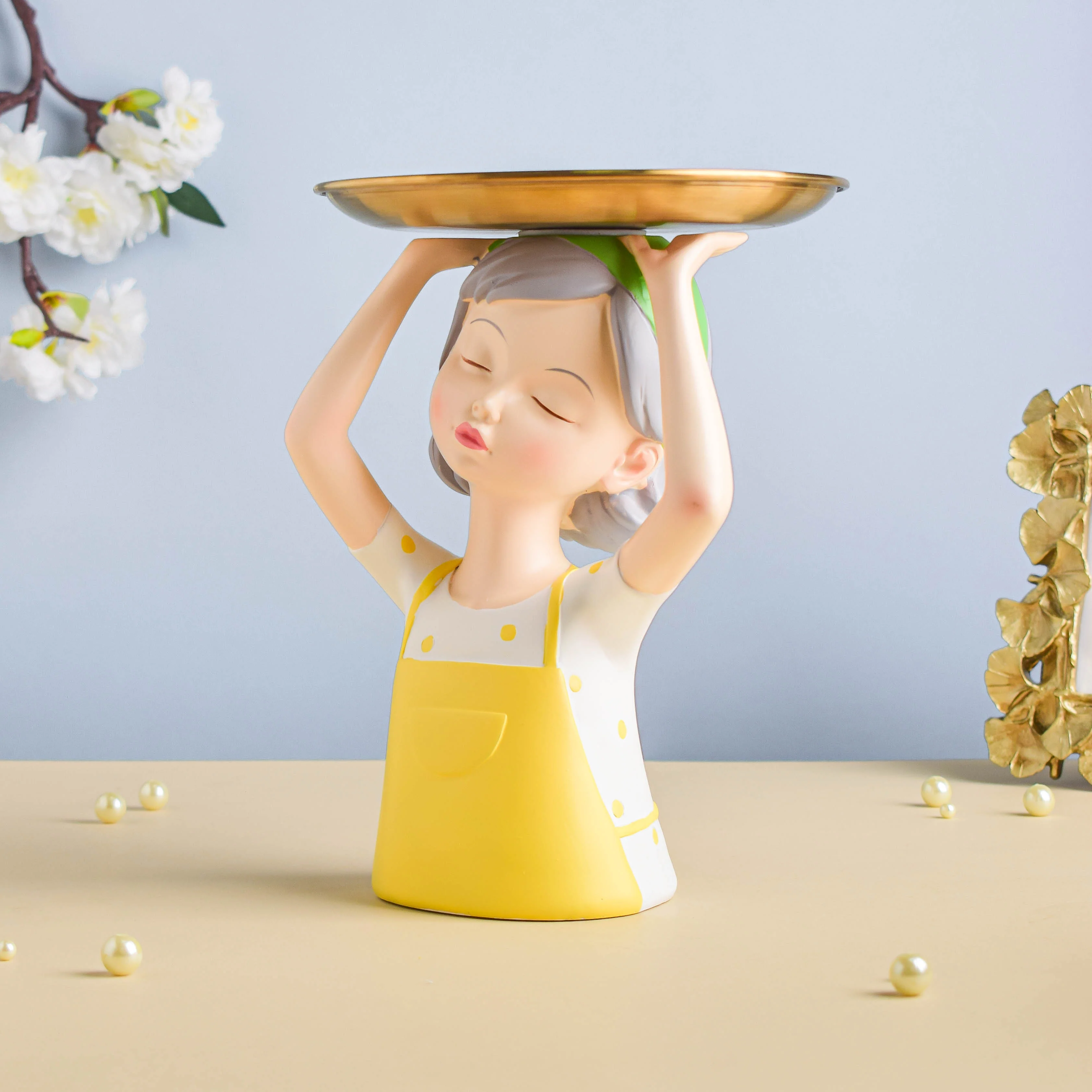Yellow Girl Platter - Image 6