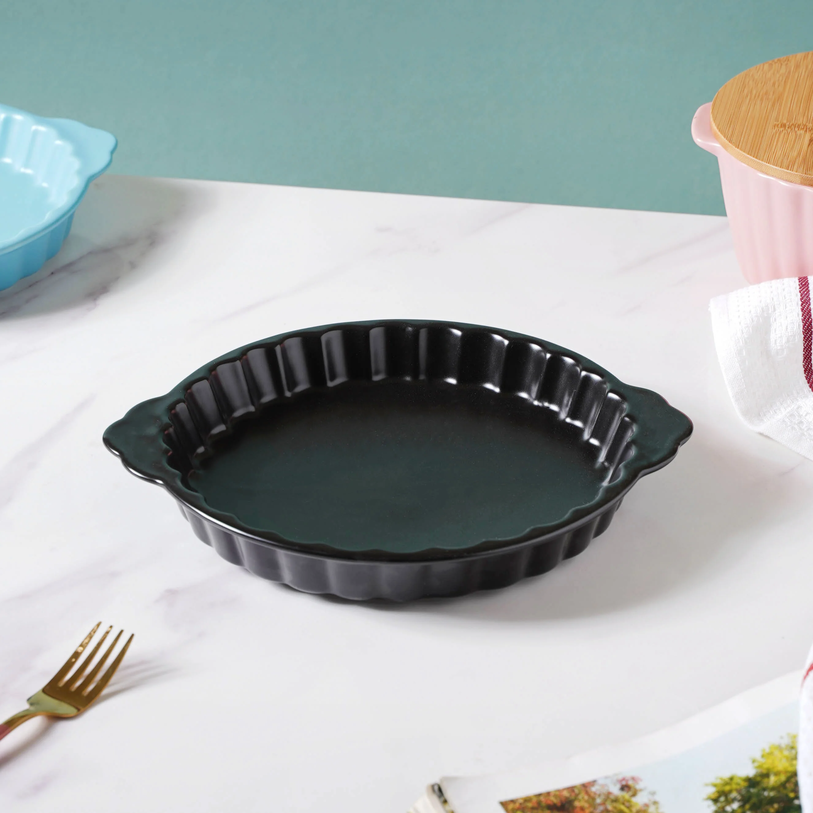 Zen Black Baking Tray 10 Inch