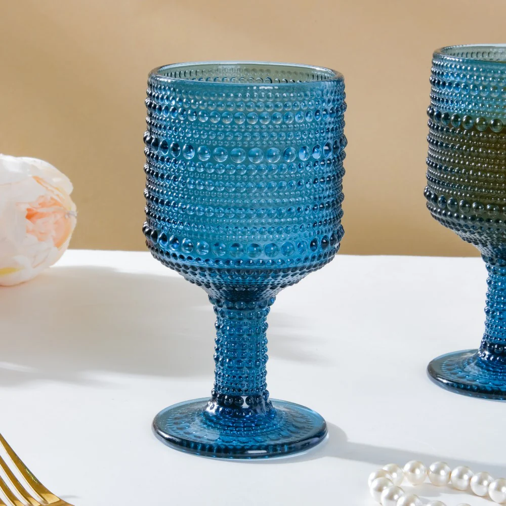 Zesty Wine Glass Blue Set Of 6 250ml - Image 12