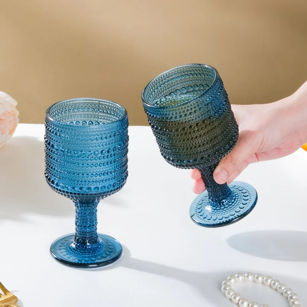 Zesty Wine Glass Blue Set Of 6 250ml - Image 2