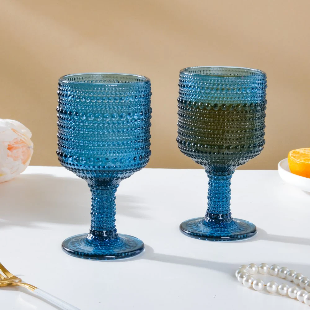 Zesty Wine Glass Blue Set Of 6 250ml - Image 9