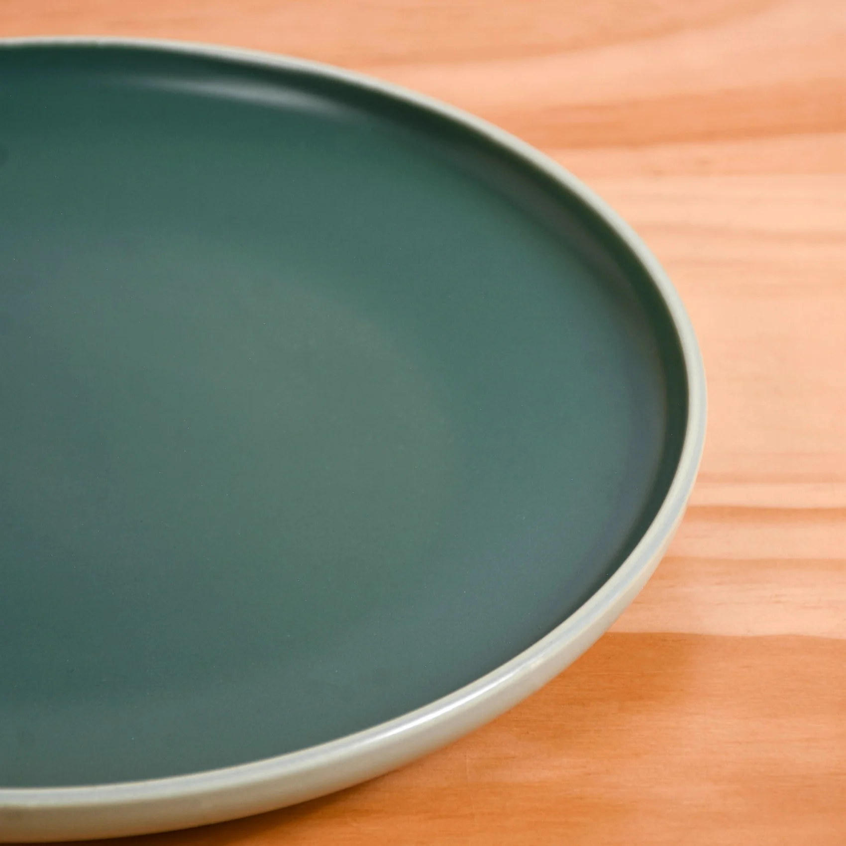 Zoella Green Ceramic Dinner Plates Set Of 4 10 Inch - Image 8