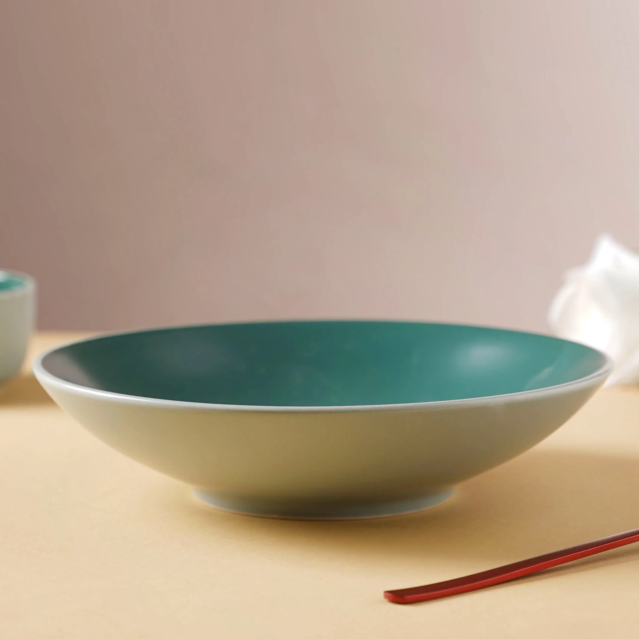 Zoella Noodle Plate Green - Image 2