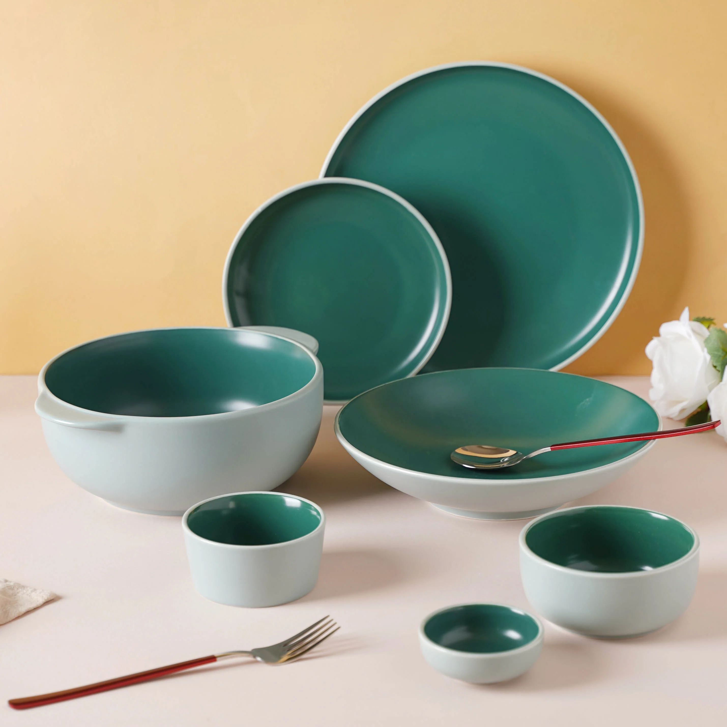 Zoella Noodle Plate Green - Image 9