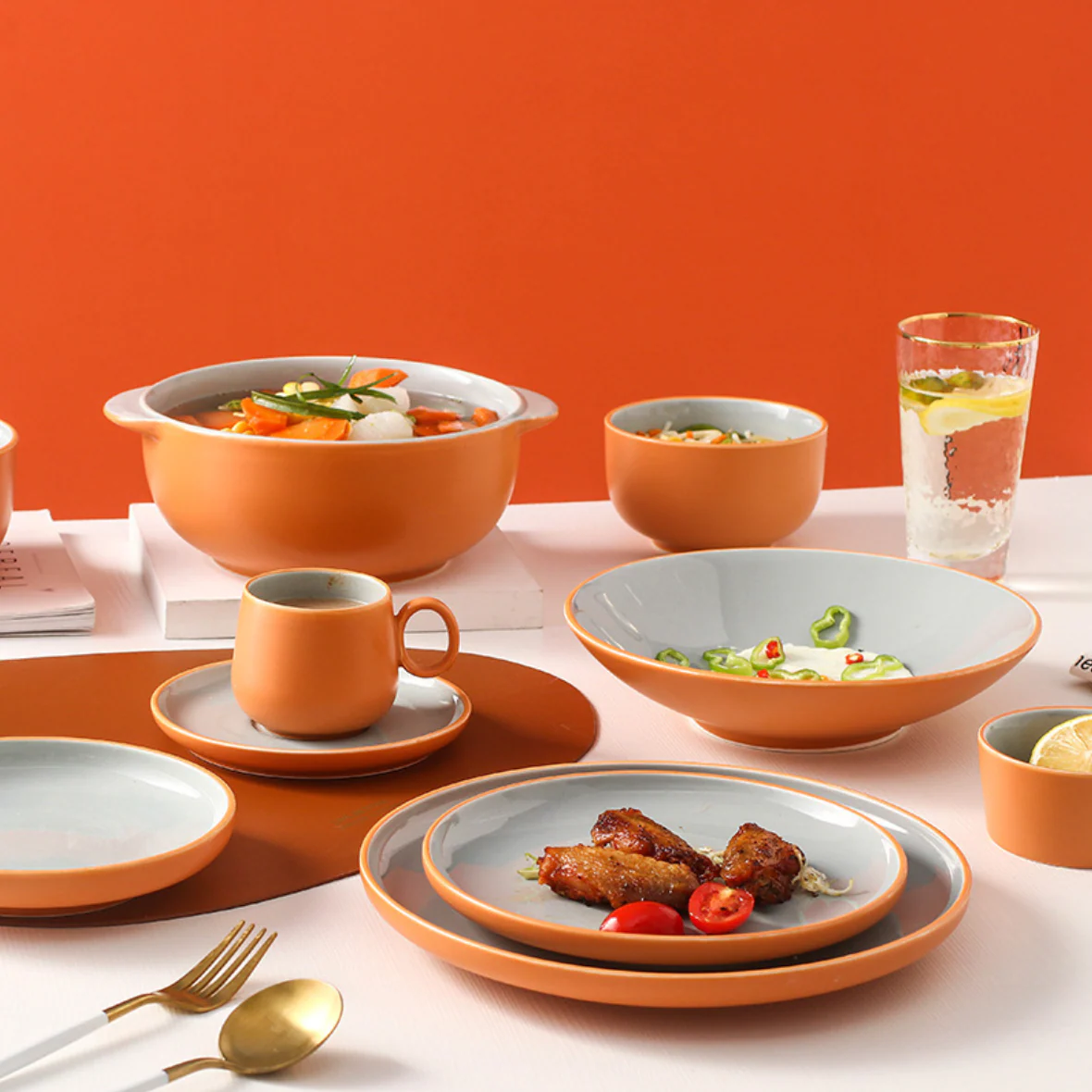 Zoella Pasta Plate Grey - Image 10