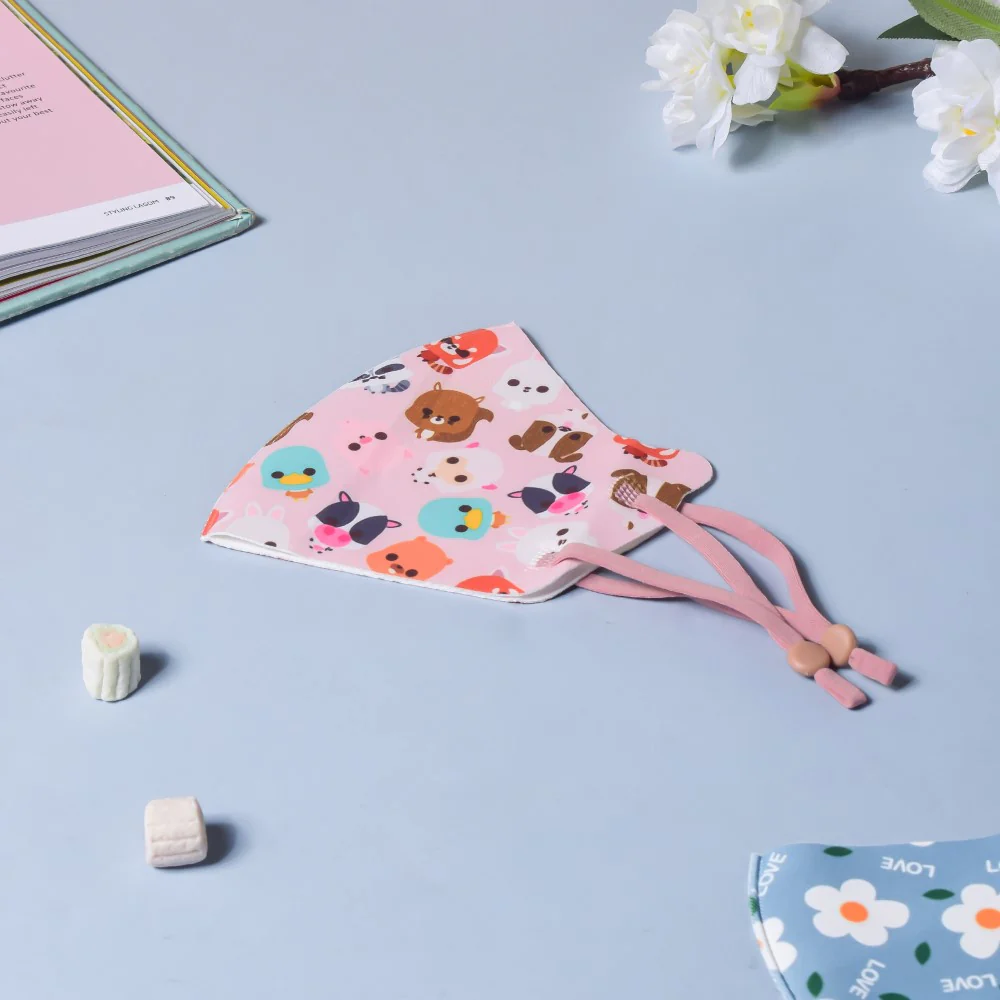 Zootopia Animal Printed Face Mask Pink Set Of 2 - Image 6
